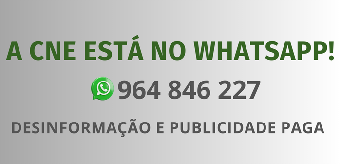 ir para página sobre a cne está no whatsapp 964 846 227