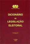 Imagem da capa da publicação Dicionário de Legislação Eleitoral - Volume II (1995)