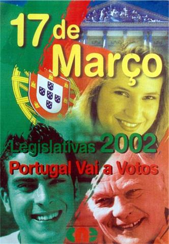 Cartaz - Eleição da Assembleia da República - AR/2002