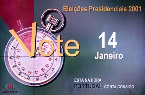 Cartaz - Eleição do Presidente da República - PR/2001