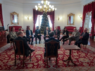 Membros da CNE em audiência com o Presidente do Governo Regional dos Açores