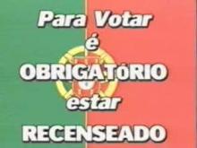 Actualização do Recenseamento Eleitoral